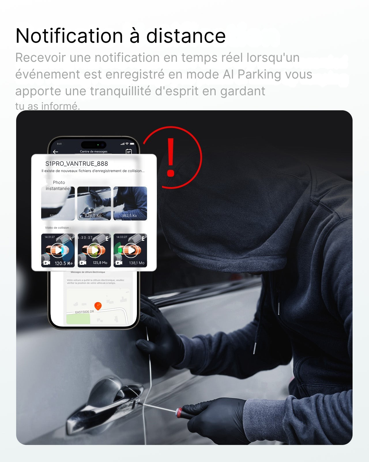 Module 4G LTE avec carte SIM Vantrue