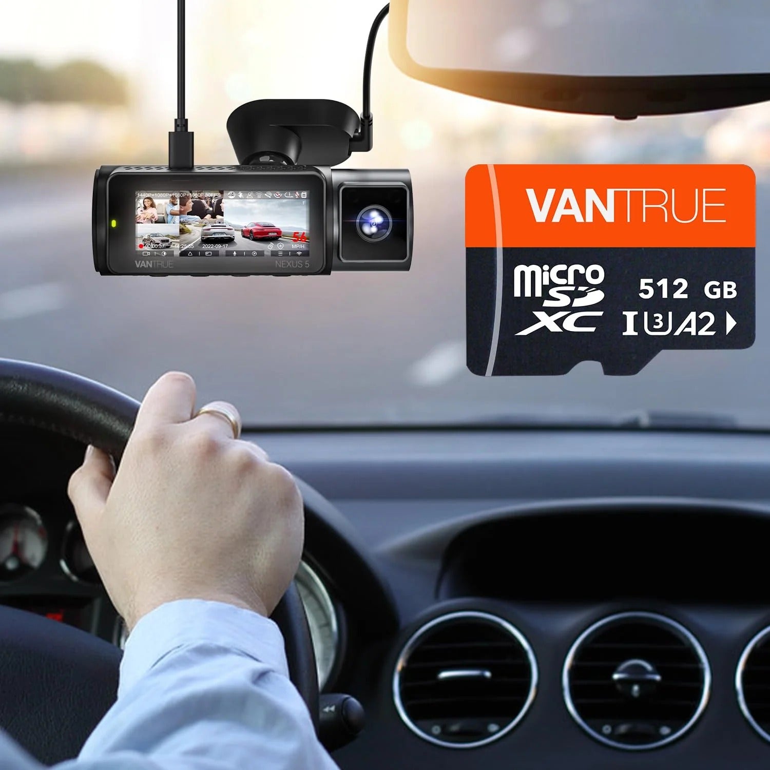 Carte microSD Vantrue 512 Go